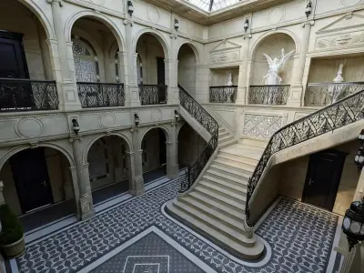 European-style court style 3D model