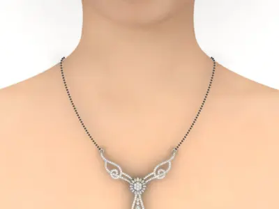 necklace Women 3D print model