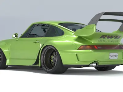 Porsche 911 GT2 RWB 3D model