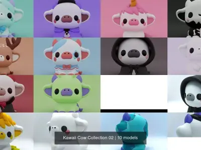 Kawaii Cow Collection 02