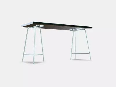 LAW CAPTAIN - DRAFT Desk 3 Low-poly 3D model