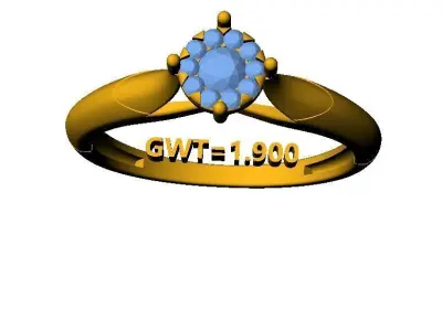 FANCE  RING 3D model buy
