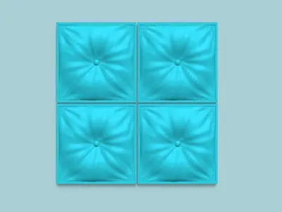 Wall Panel A13 Leather Texture - Interior Design Decoration 3D print model