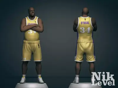 Shaquille O Neal 3D Printable 2 3D print model