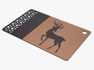 Keychain 3D print model