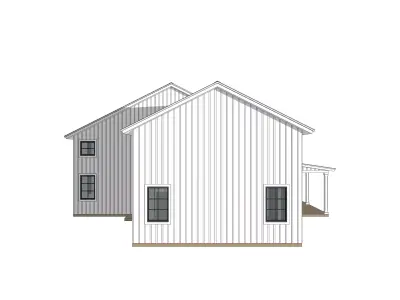 Barndominium House 033 -Archimple LLC Low-poly 3D model