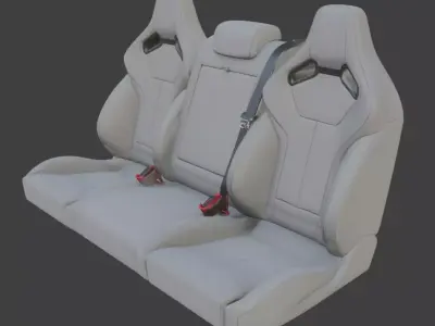 car seat 3d model 3D model