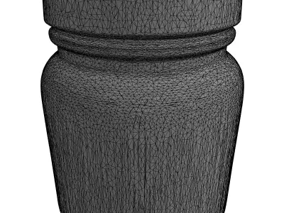 Jar Full of Bats Halloween Prop Low-poly 3D model