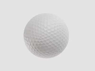 Golf Ball 3d model Low-poly 3D model purchase