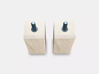 STUBBARP Leg 2 Low-poly 3D model