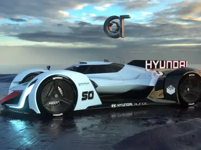  Hyundai N 2025 Vision Gran Turismo model 3d 3D model