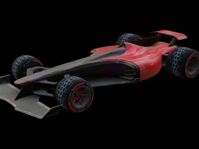 F1 Futuristic Concept 3D model