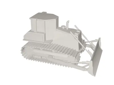 Industrial vehicle 3D model