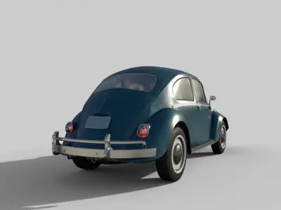 Volkswagen beetle 3D model