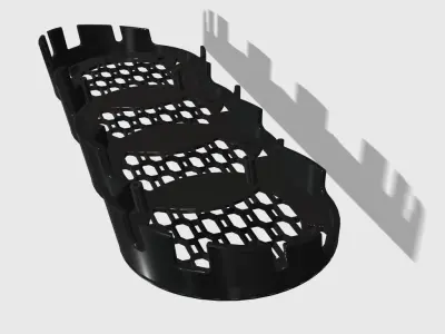 Audi Emblem Holder  3D print model