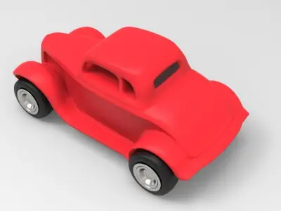 Legends car printable toy 3D print model