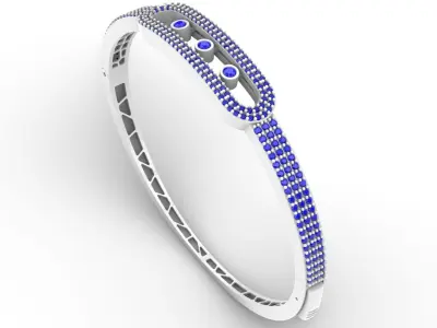 Jewelry Messika Move Bracelet Model M-01 Free 3D print model