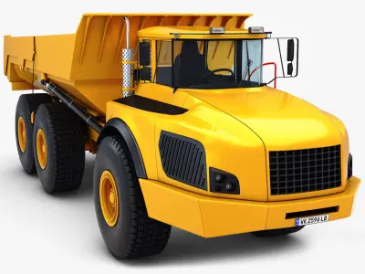 Articulated Dump Truck v 1 3D model