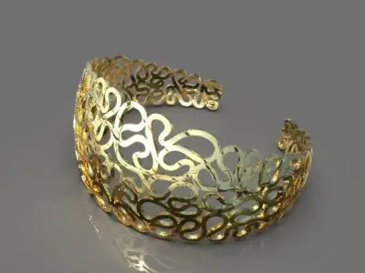 Maze bracelet 3D print model
