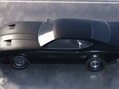 Eliminator V8 Low-poly 3D model