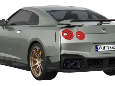 Nissan GT-R 2024 3D model
