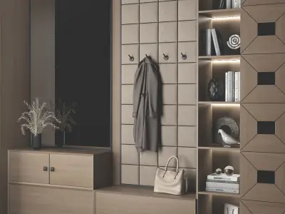 Entrance Hall furniture set 66 3D model