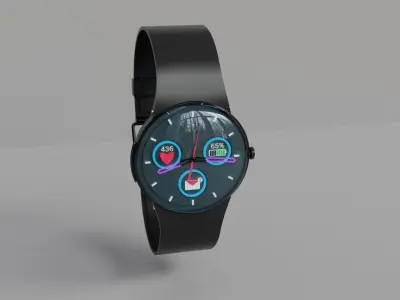 Professional Smartphone Watch - 3D Model Low-poly 3D model