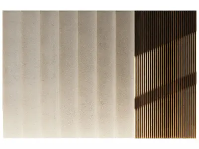 Wall 3D panel 04 3D model