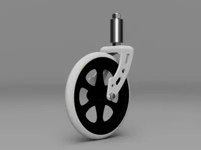 Medical 8 Inch Surgical Wheel 25mm Wide 3D print model