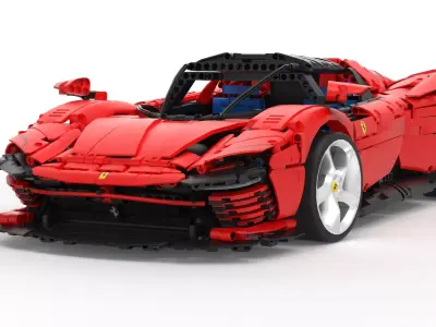 LEGO Technic Ferrari Daytona SP3 Low-poly 3D model
