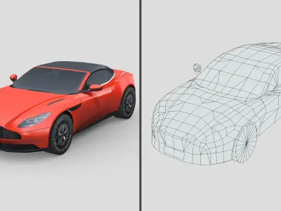 Low-Poly Car Pack 005 - Luxury Lineup