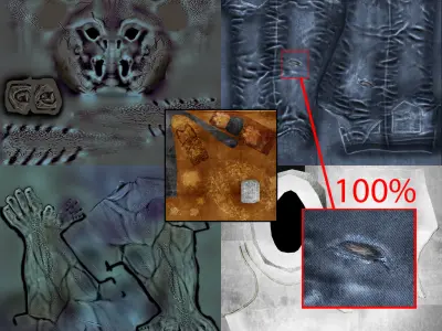 Warrior monster Free low-poly 3D model