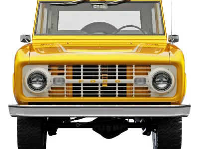 Ford bronco 1966 3D model