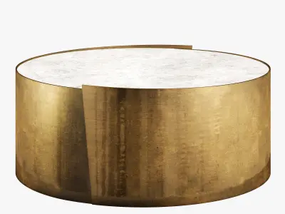 Kelly Wearstler alta side  coffee table 3D model