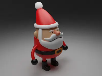 Santa  Cluse Christmas Tree decoration Free 3D model