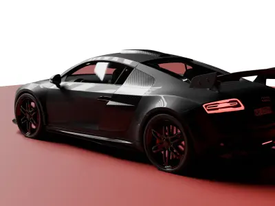 Audi R8 Blak 3D model