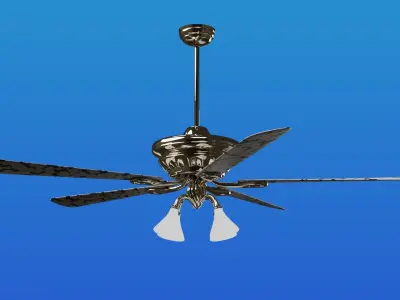 MODULAR CEILING FAN PACK 3D model