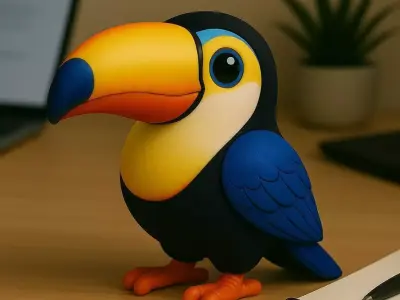 Toucan - Kawaii Animals Collection 3D print model