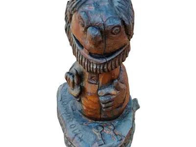 Park Sculpture Brownie 3D model