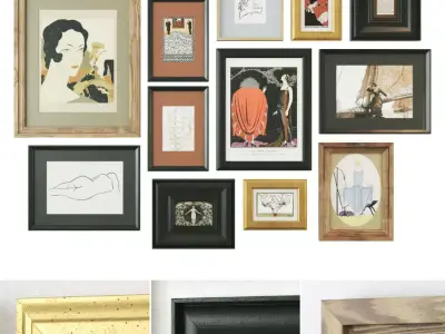 Gallery Wall 49 3D model