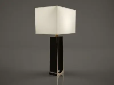 Holly Hunt Ingot table lamp 3D model
