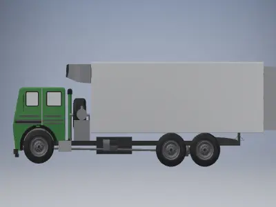 China refrigeration truck  3D model
