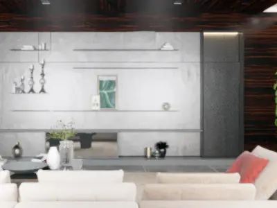 living Italian Milotti room 3D model