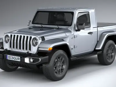 Jeep Gladiator SingleCab 2021 3D model