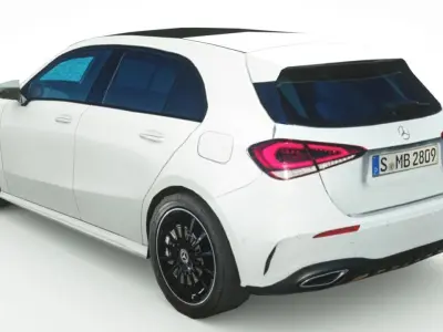 Mercedes-Benz A-class 2020 Low-poly 3D model