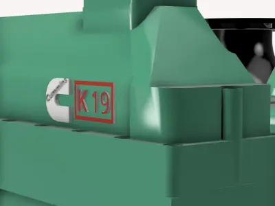 KTA 19 G CUMMINS ENGINE 3D print model