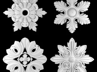 Ornament Element Pack 21 3D model