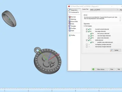 Card Clubs pendant model 610 3D print model
