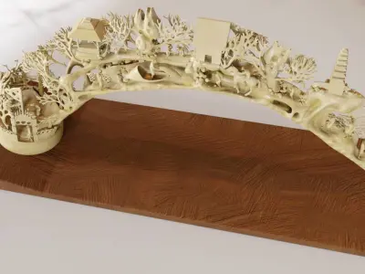 Elephant Tusk Ivory 3D model