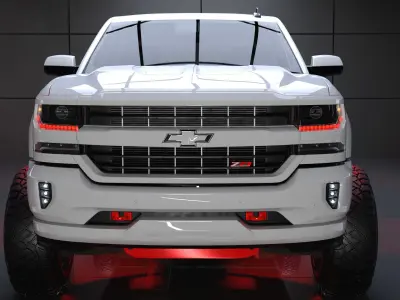 Chevrolet Silverado LT Z71 Cab  3D model